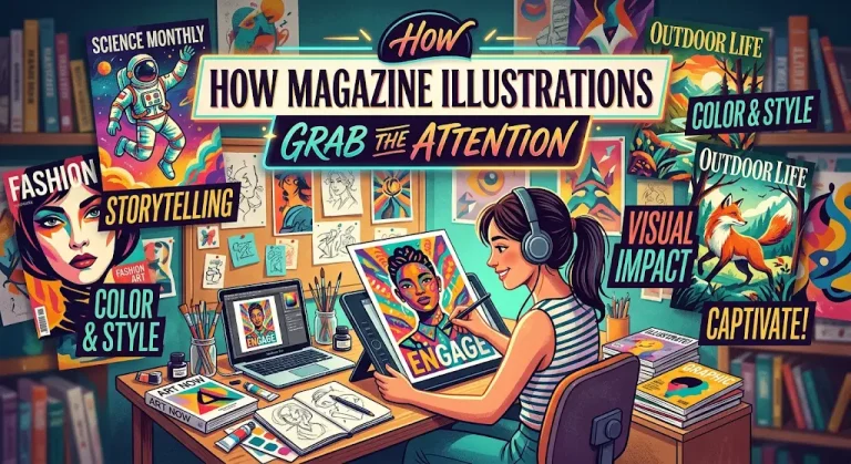 magazine illustrations